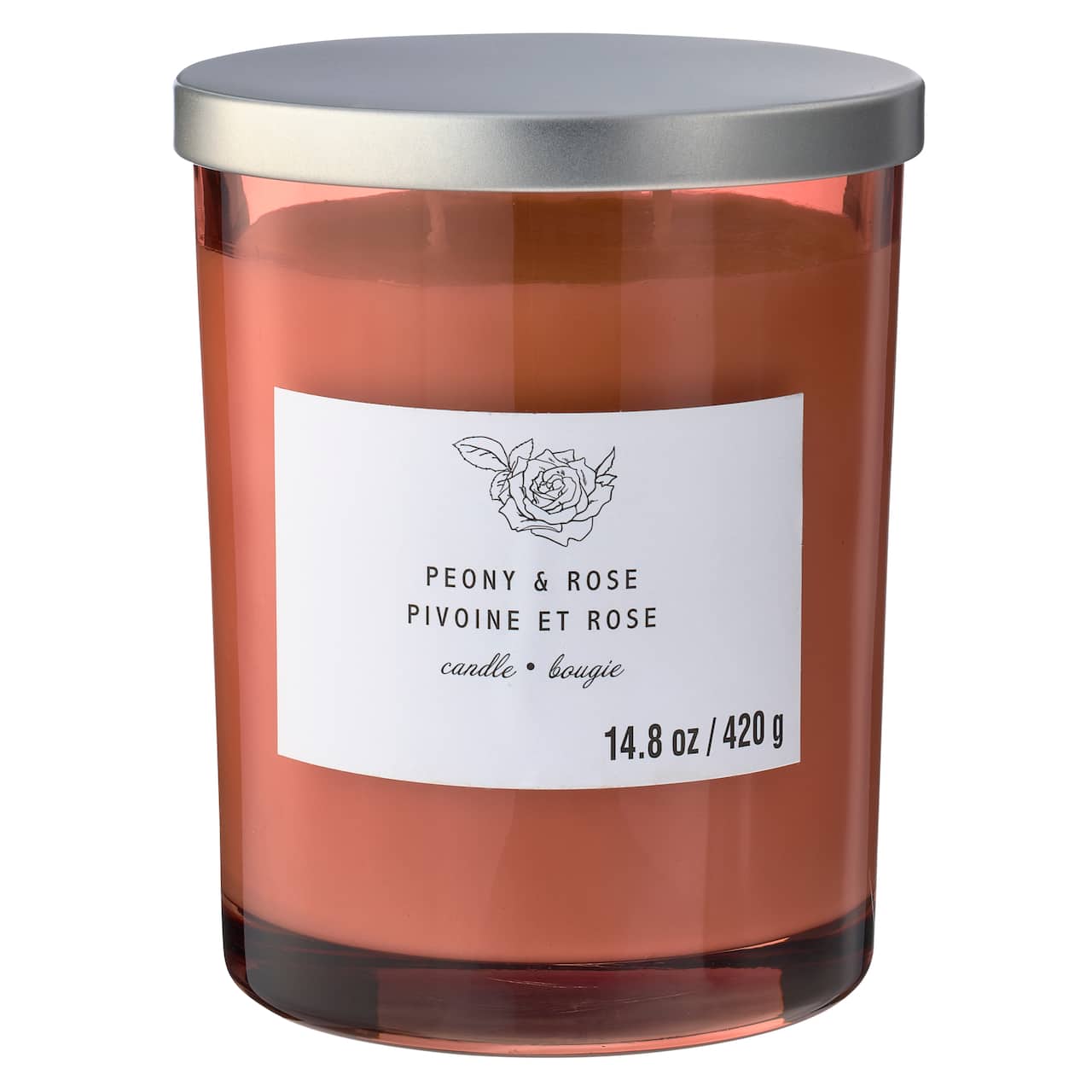 Peony &#x26; Rose 2-Wick Jar Candle by Ashland&#xAE;